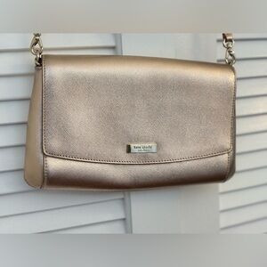 Kate Spade Metallic Pink Crossbody Bag